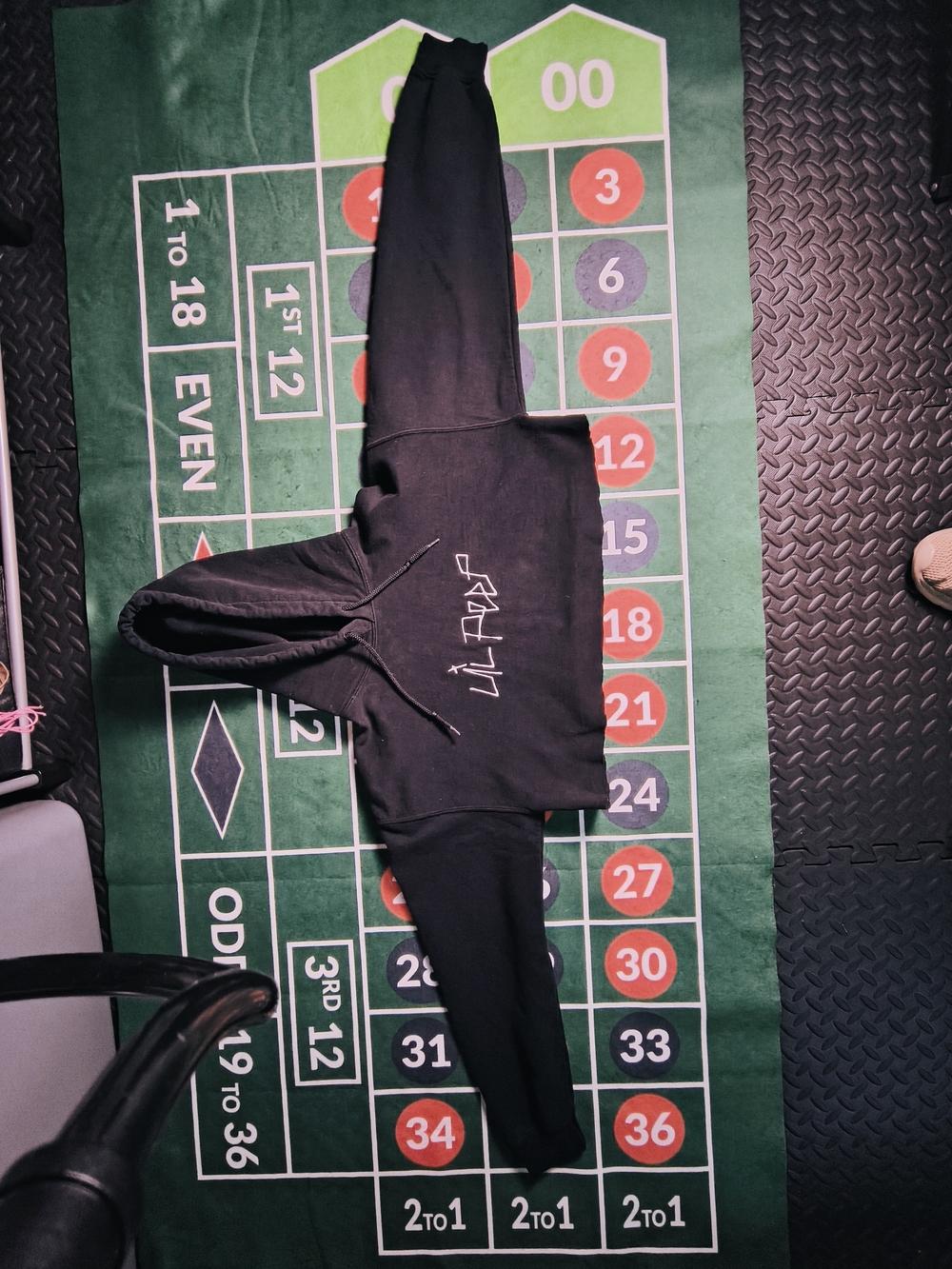 Lil Peep COWYS Black Cropped Hoodie Come Over When You’re Sober Emo Rap